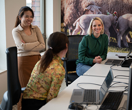 of the workforce is female